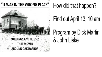 Buildings in the wrong place program. April 13, 10 am