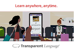 transparent language logo screenshot