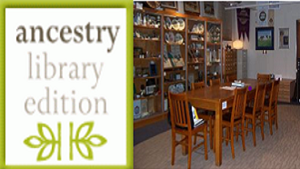 Access Ancestry.com for free at the library. Visit our Local History Room