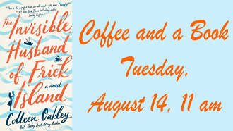 Coffee and a book August 14, 11 am